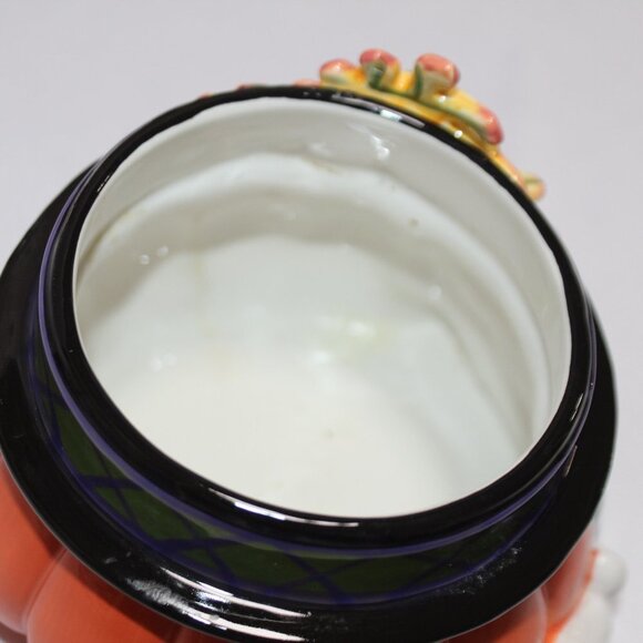 Fitz & Floyd Essentials Derby Hat Pumpkin Candle Cup without Candle - Picture 10 of 14